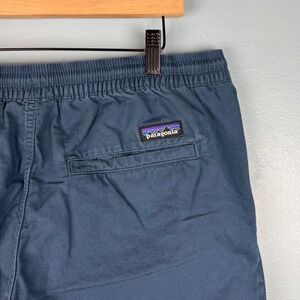 Patagonia Lightweight Hemp All Wear Hemp Blend 7" Volley Shorts Men's Large Blue